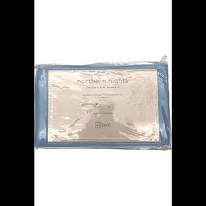 Northern Nights 440TC 100% Cotton Pillow Shams Sky Blue